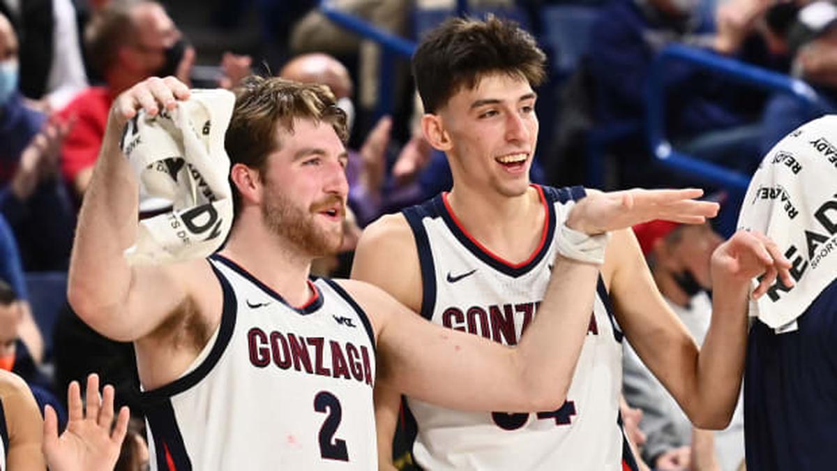 Drew Timme (left) and Chet Holmgren make up one of college basketball’s best frontcourts James Snook/USA TODAY Sports