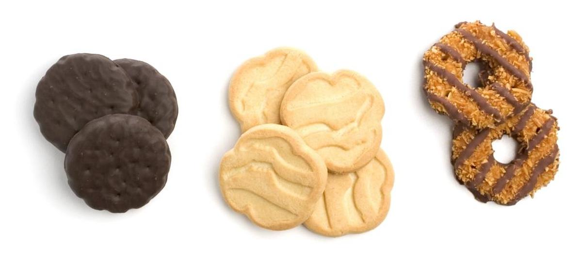 There are two U.S. bakeries that make Girl Scout cookies for troops across the country: ABC Bakers and Little Brownie Bakers. The Girl Scout cookies sold in the Raleigh area (and almost all of North Carolina), are made by ABC Bakers.