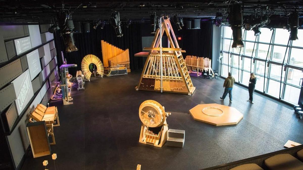 UNC-Chapel Hill opens CURRENT ArtSpace + Studio, a flexible and immersive performing arts venue in the new Carolina Square development on Franklin Street. The inaugural event is “Sound Maze” by the Paul Dresher Ensemble, which runs through Feb. 5. It’s described as a “experiential sound installation” where attendees can play cool instruments created by the ensemble.
