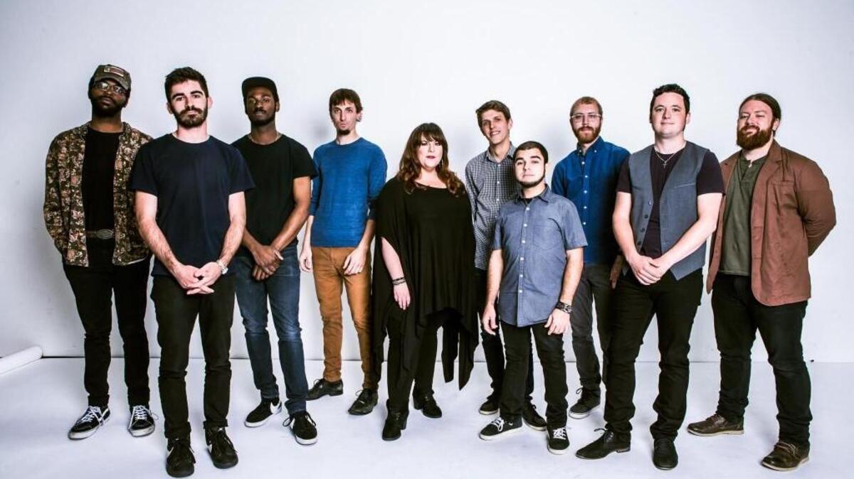 Dynamo, a nine-piece band, recorded their latest album “Celina” live in front of a studio audience.