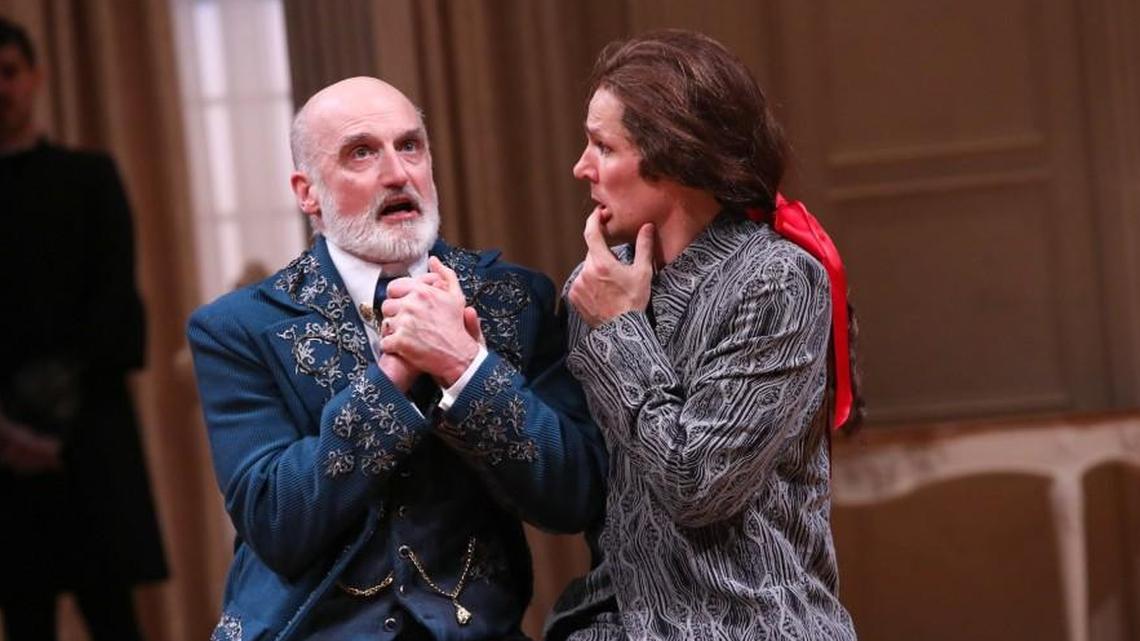 Review: Double bill of contemporary play and Moliere’s ‘Tartuffe’ makes surprising sense together
