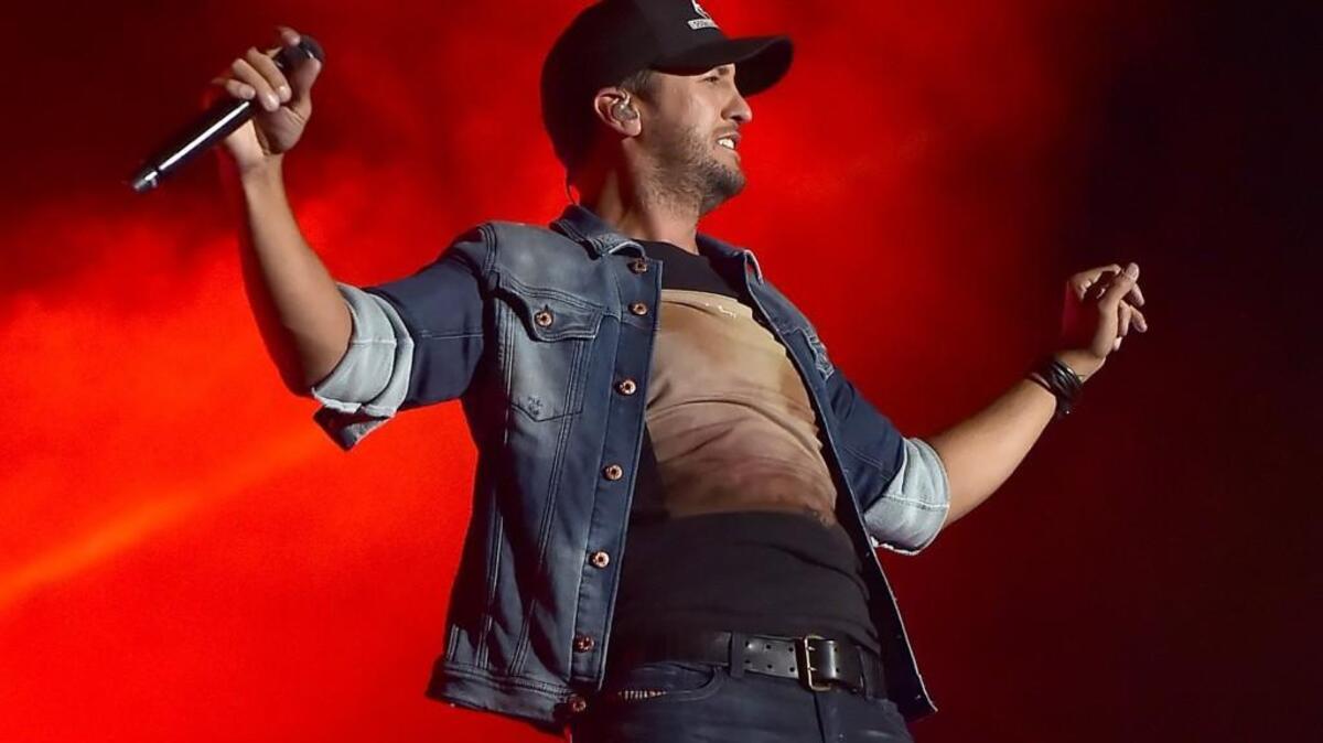 Singer Luke Bryan performs during 2016 Stagecoach California’s Country Music Festival in Indio, California.