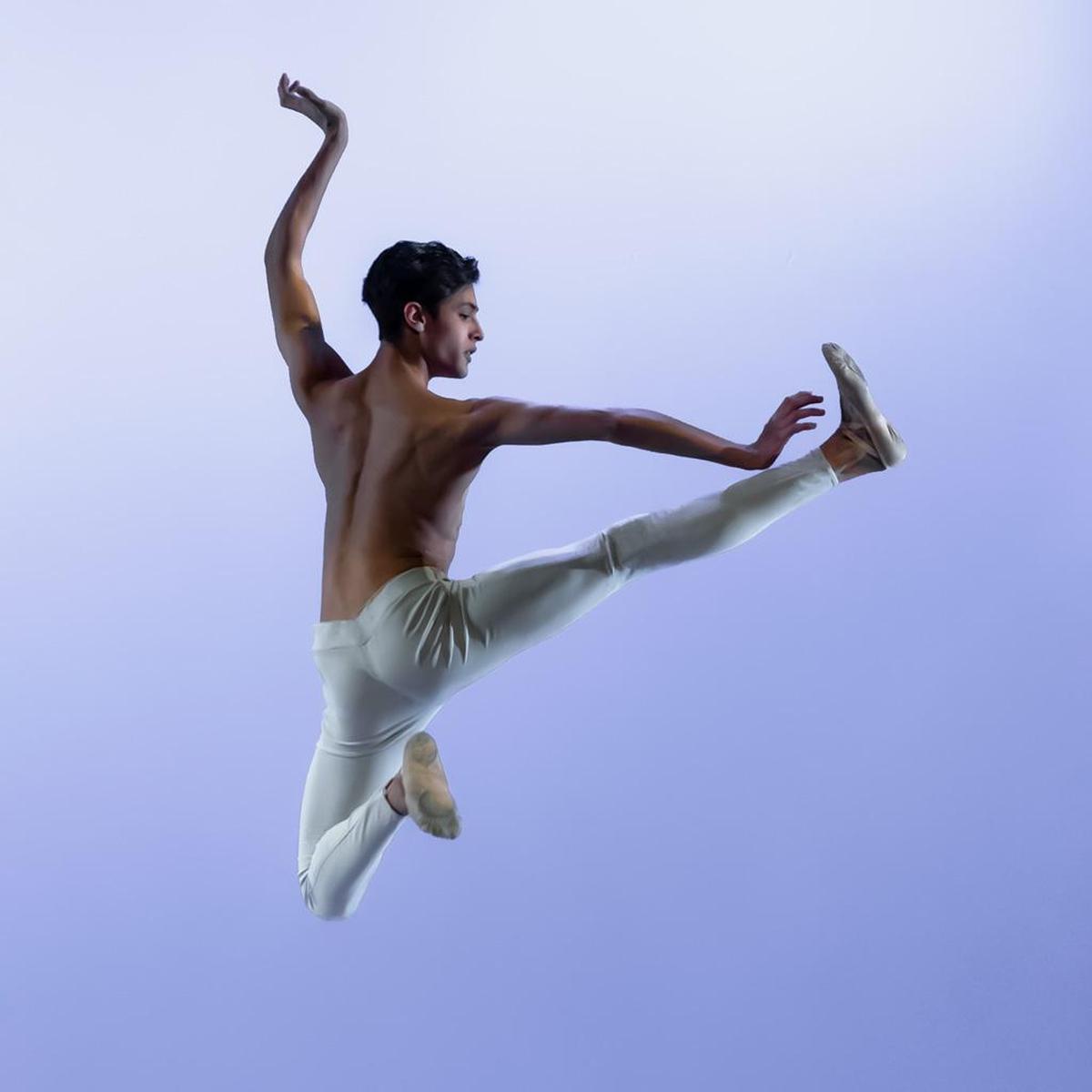 Cary Ballet Company dancer Joaquin Gaubeca. The ballet company presents “Spring Works - 20th Anniversary Celebration,” March 16 with audience favorites from the last 20 years that include excerpts from “Sleeping Beauty,” “Coppélia,” “Swan Lake” and “Paquita.”