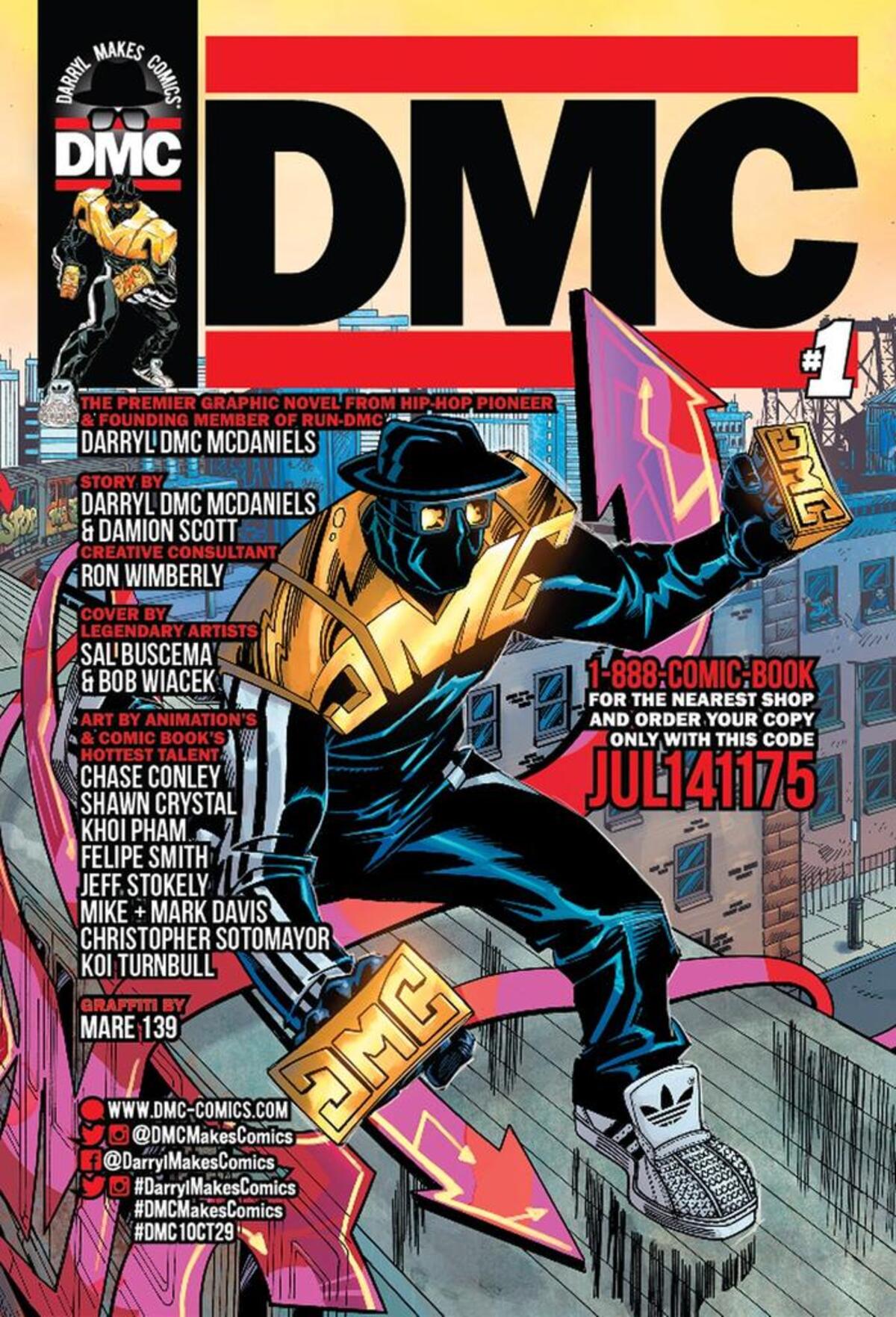 Darryl “DMC” McDaniels of the iconic hip-hop group Run-DMC has created an independent publishing house, Darryl Makes Comics.