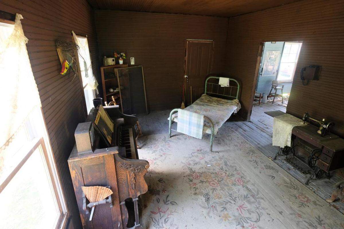 The inside of Nina Simone's birthplace. The furnishings are not original but were added by recent owners.