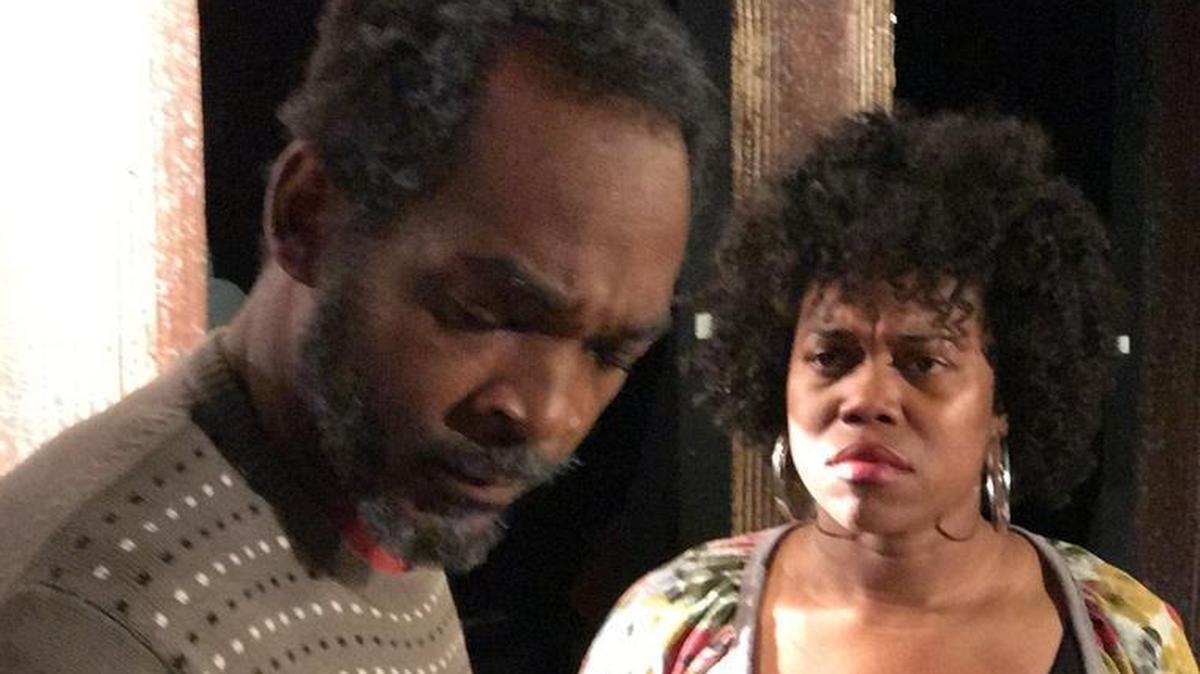 Trevor J. Johnson, left, and Lakeisha Coffey perform in “The Miraculous and the Mundane,” when it was first presented in 2017 at Manbites Dog Theater in Durham. They’ll reprise their roles in an updated production in 2018.