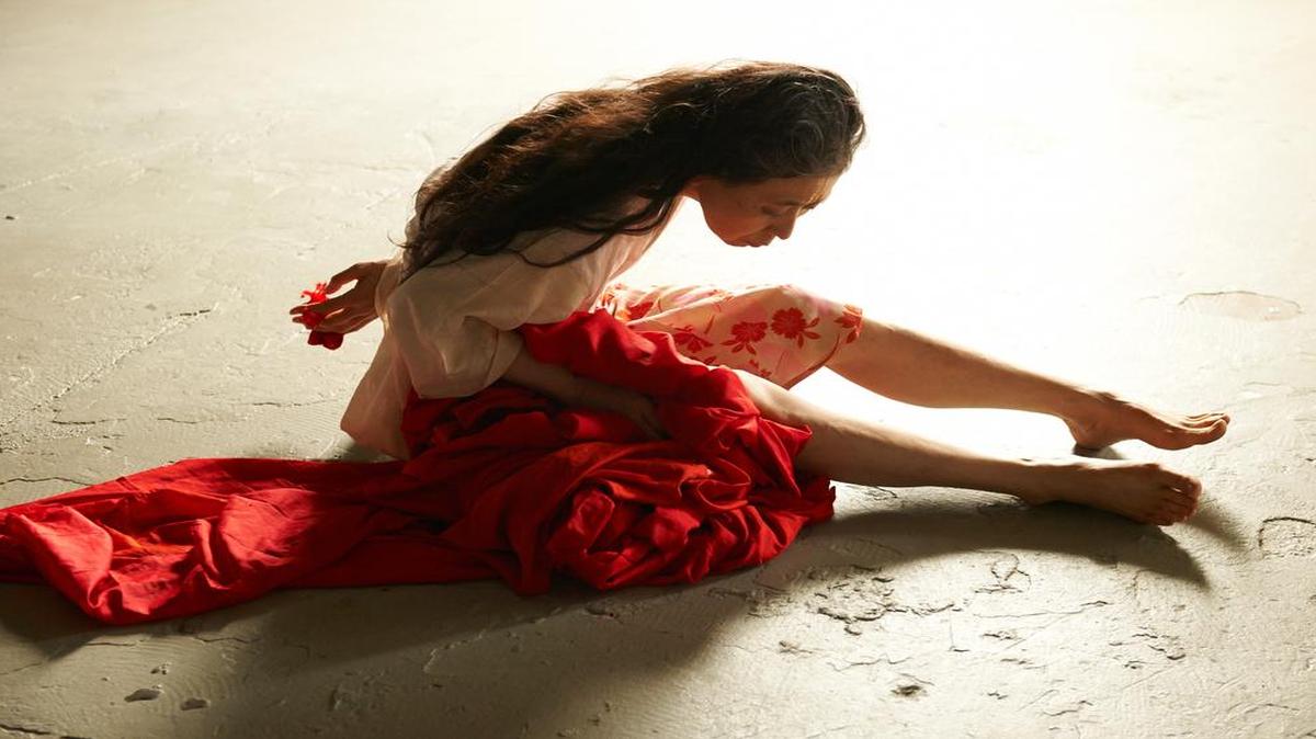 
Although known for 40 years as one half of the duo, Eiko and Koma, Eiko has recently branched out into solo performances that continue her signature focus on minute details of movement.
