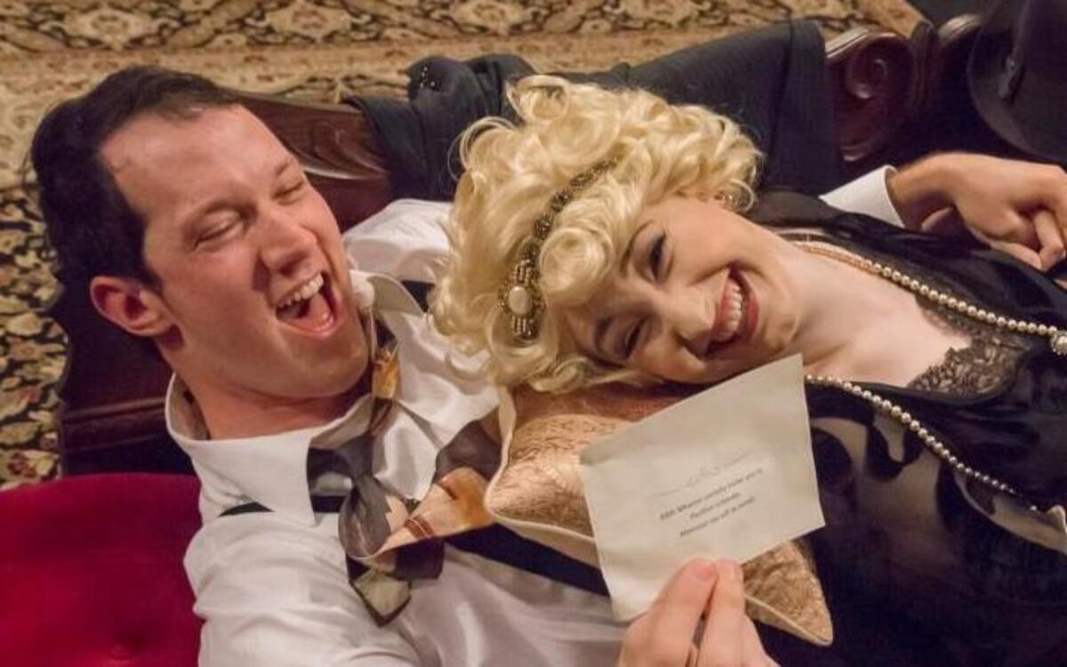 University Theatre presents the regional premiere of Adam Pasen's “Tea with Edie and Fitz” with Jackson Cooper as F. Scott Fitzgerald and Katie Barrett as Zelda Fitzgerald. “Tea with Edie and Fitz” will be performed during TheatreFest 2017, June 1-25th.