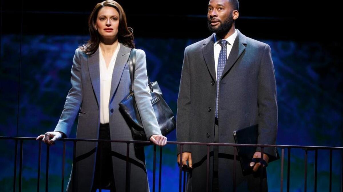 From left, Jackie Burns and Daren A. Herbert in “If/Then.”
