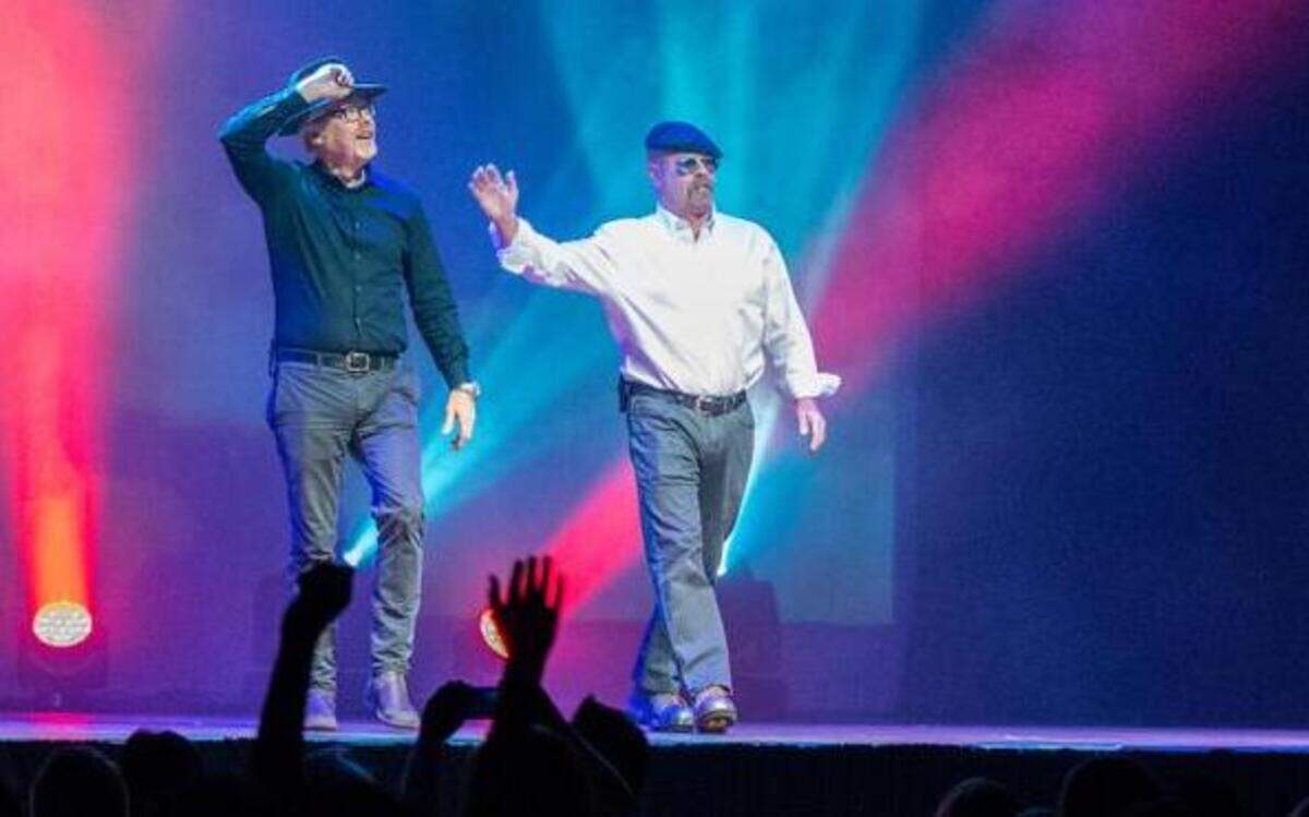 
The live stage show “MythBusters Jamie & Adam Unleashed,” starring Adam Savage, left, and Jamie Hyneman, will come April 29th to Memorial Auditorium in Raleigh.
