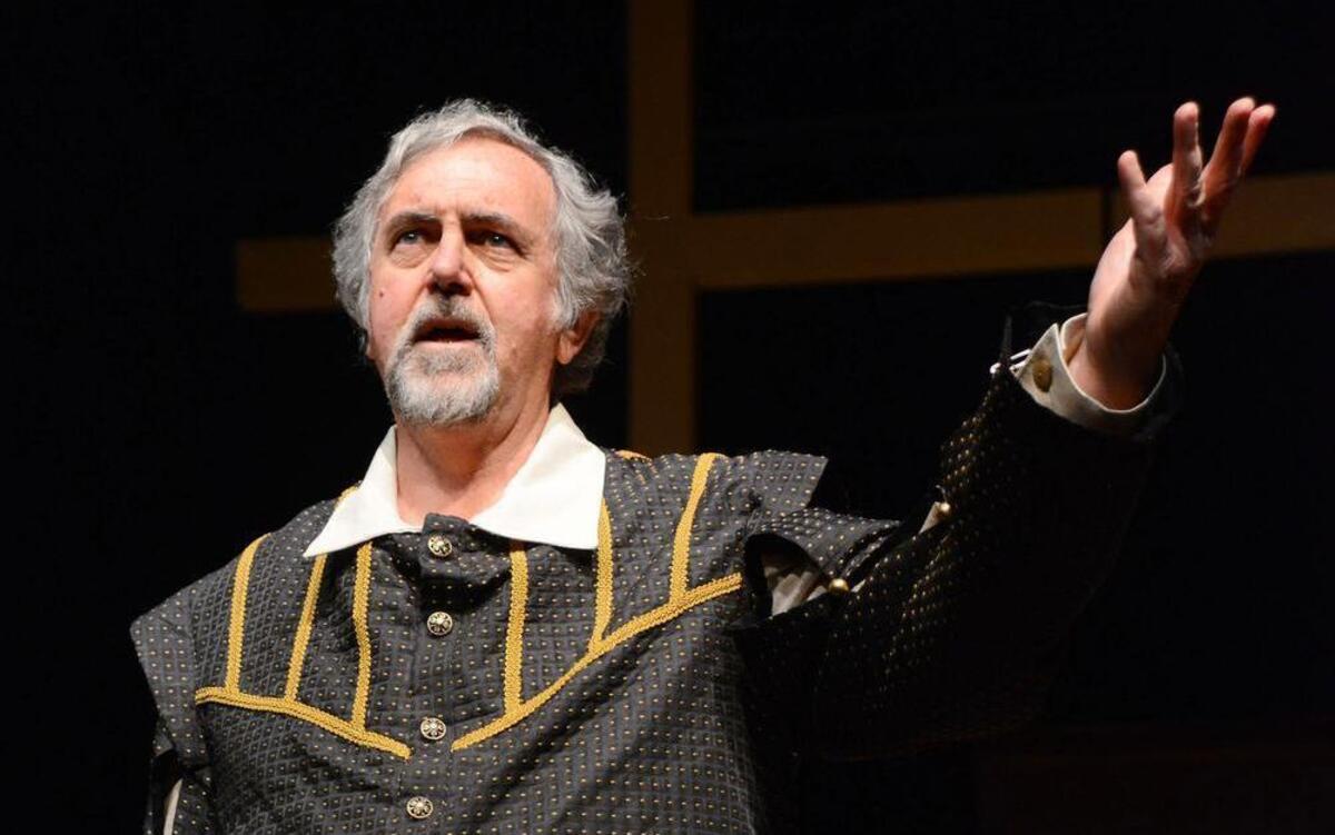 
 Jim O'Brien as "Shag" in Theatre in the Park’s staging of the regional premiere of Bill Cain’s 2009 play, “Equivocation.”
