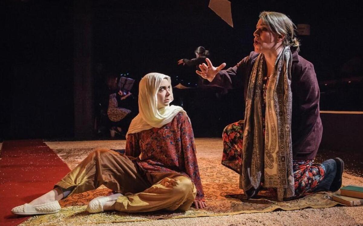 Soprano Laura Intravia as Young Iphis and mezzo soprano Alexandra Dietrich as Iphis’ mother in a production of “The Body Politic” this month in Boston.