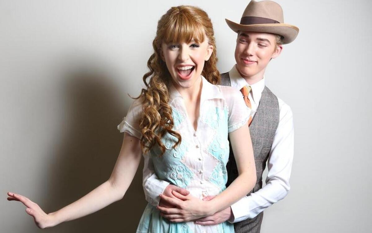 
From left, Carly Grissom and Josh Keen starring in N.C. Theatre Conservatory’s Summer Master Theatre Arts School staging of the Broadway hit, “Crazy For You” in Raleigh’s Fletcher Opera Theater this weekend.
