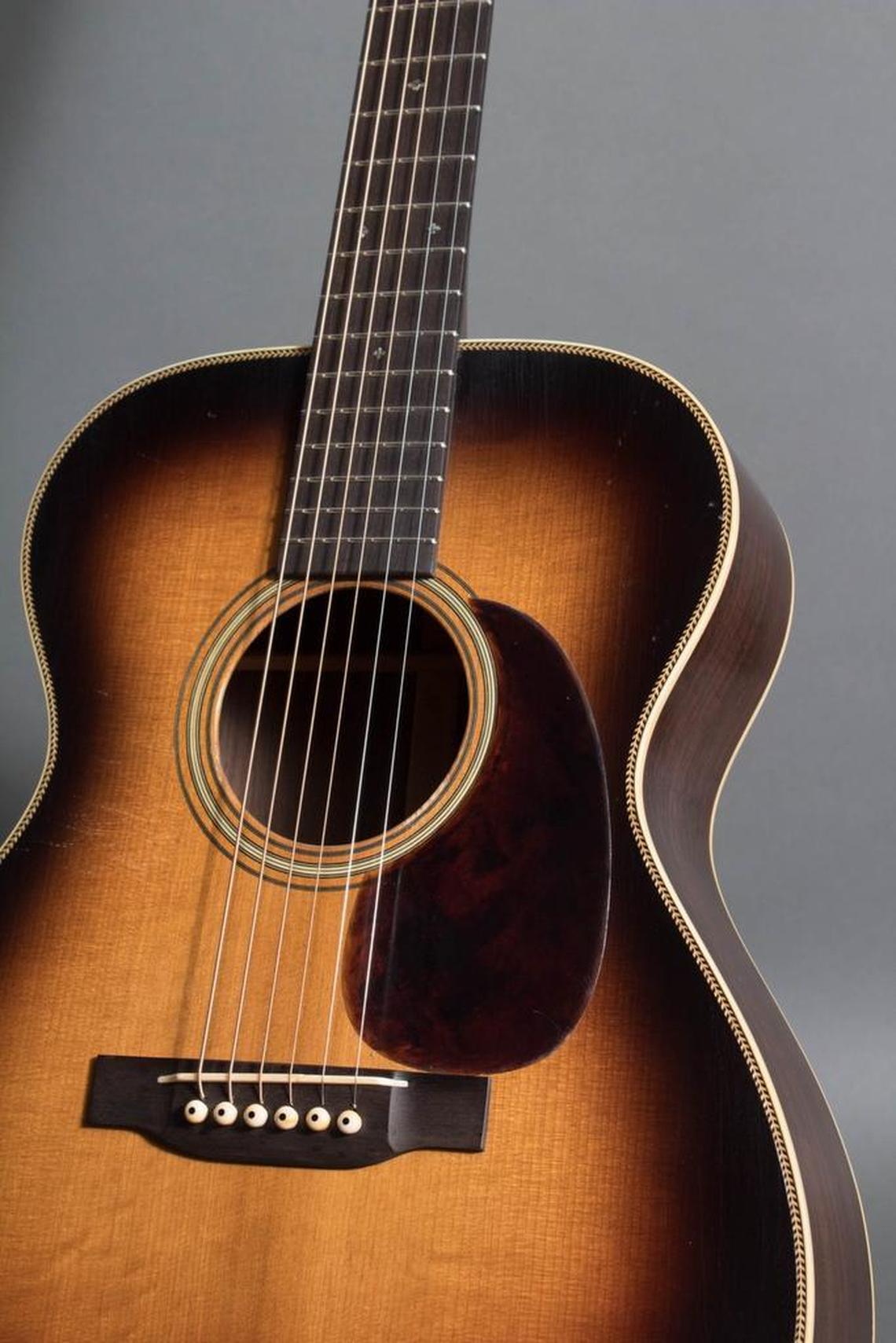 After years of studying, repairing and building musical instruments, Wes Lambe and Ben Maschal have discovered a sort of acoustic alchemy that makes their new guitars look, feel and sound like those made by the Martin and Gibson guitar companies in the1930s and early 1940s – the “Golden Age” of acoustic guitars.