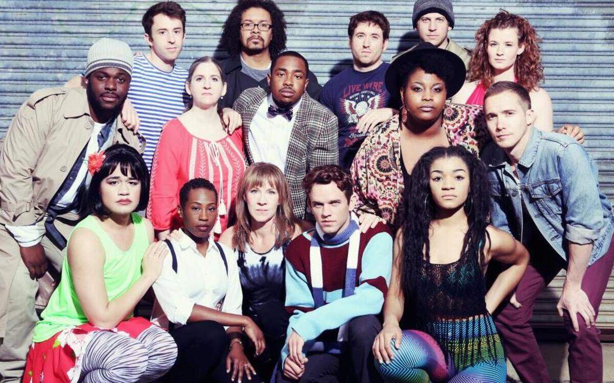 
The cast of North Raleigh Arts and Creative Theatre’s production of “Rent.”
