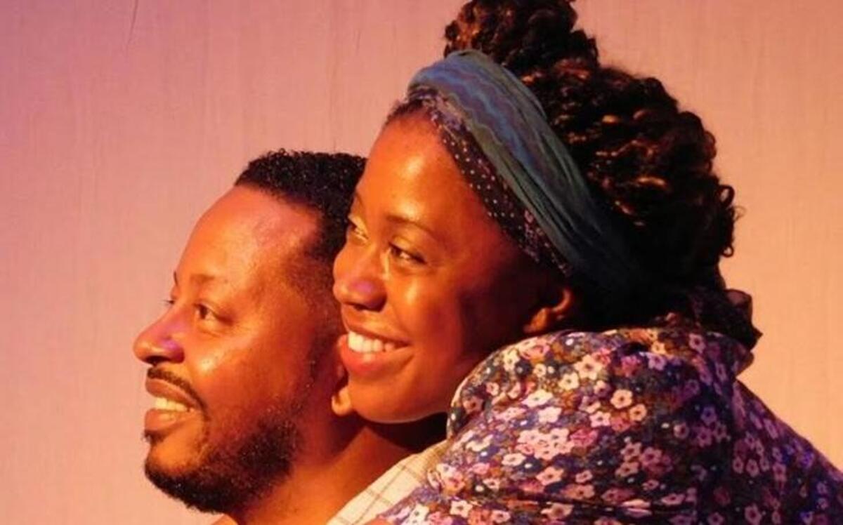 Phillip Bernard Smith as Porgy and Danielle J. Long as Bess in Justice Theater Project’s “Porgy and Bess.”
