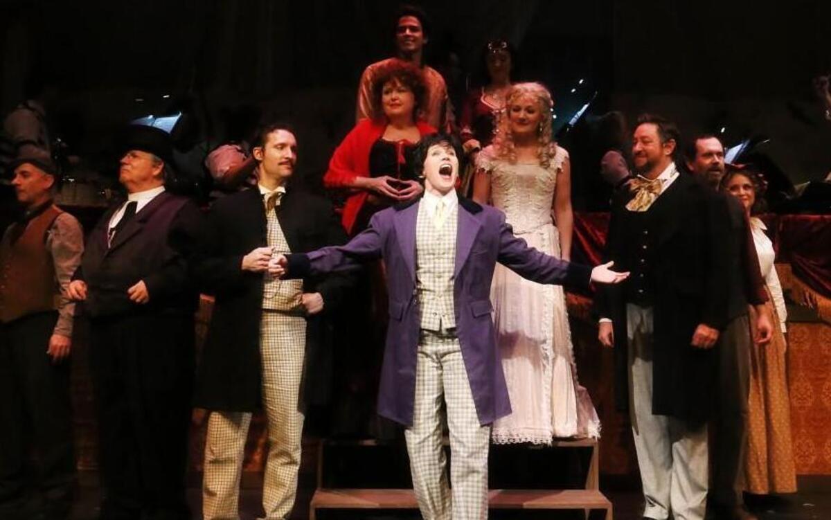 The cast in “The Mystery of Edwin Drood."