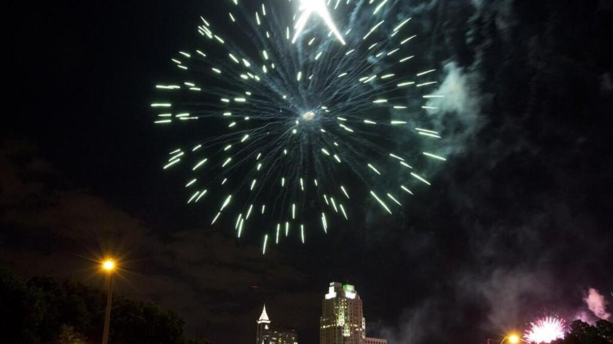 July 4 falls on a Monday this year, and that’s when many cities and towns are holding their Independence Day spectaculars – fireworks and all.