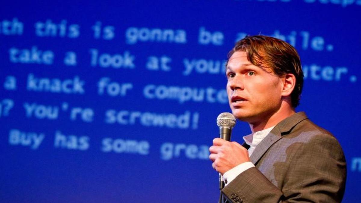 Science comedian Tim Lee performs Jan. 21st at the Carrboro ArtsCenter.