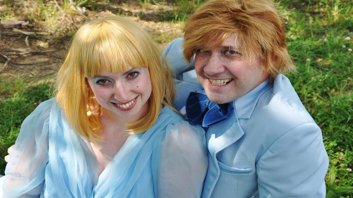 
From left, Annie Zipper as Rhonda and Jeffrey Moore as Ron in “Ron & Rhonda's Spirit Of '76: HAPPY BIRTHDAY, AMERICA!”
