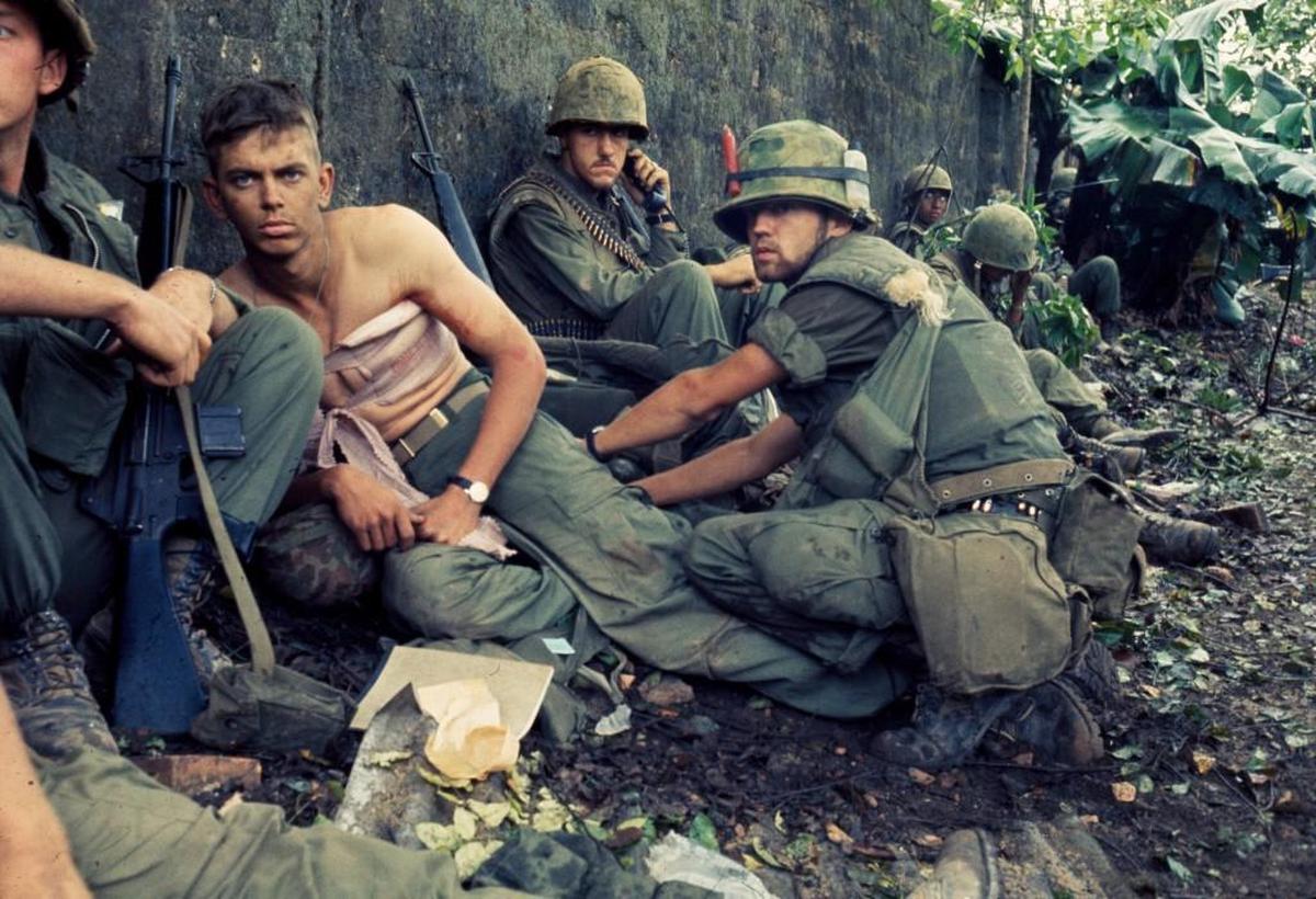A photo from “Picturing Nam: US Military Photography of the Vietnam War” on view at N.C. Museum of History in Raleigh through March 18th.