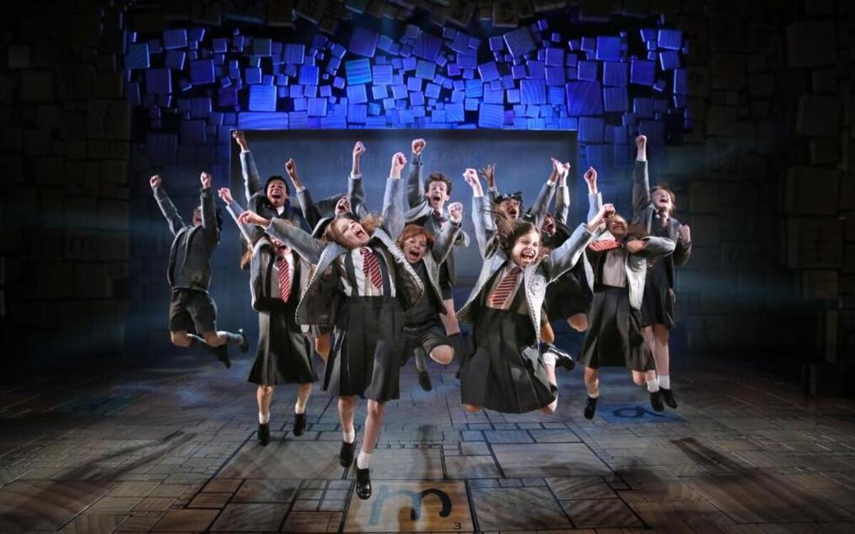 The company of the musical, “Matilda,” will be at Durham Performing Arts Center.