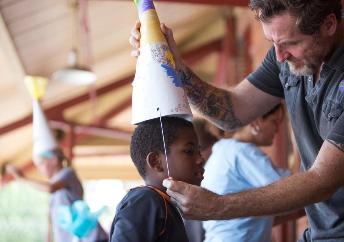Across Saturday and Sunday, children have the opportunity to have hands-on experiences with multiple types of crafts while interacting with music and dance at Artsplosure.
