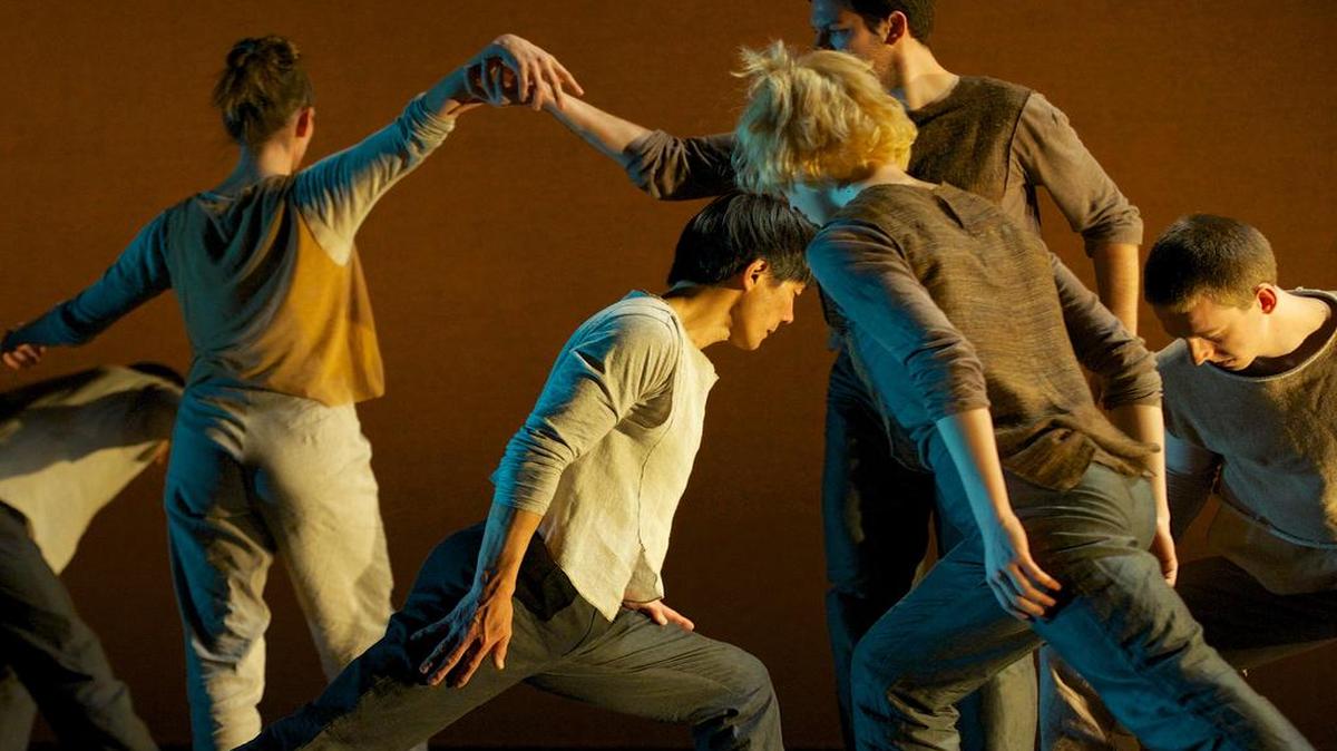 
Doug Varone and Dancers. Varone’s  “ReComposed,” is inspired by tabstract artist, Joan Mitchell.
