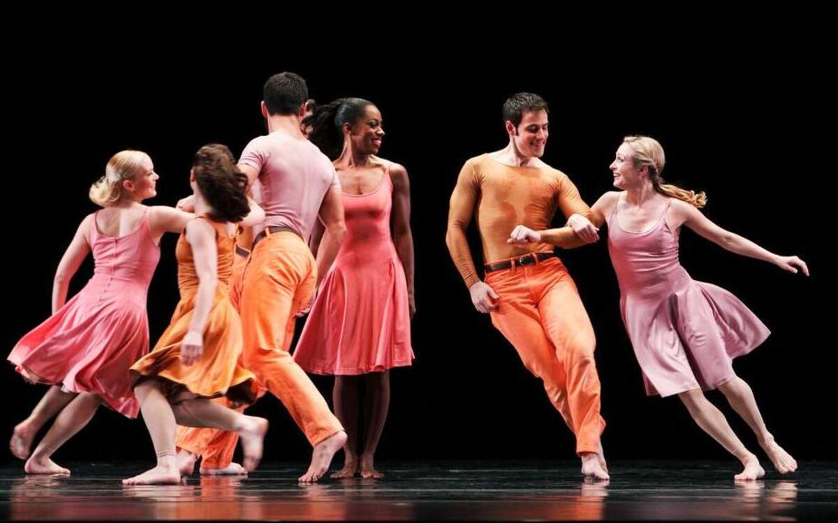 
The Paul Taylor Dance Company, shown here dancing “Esplanade,” is one of the great modern dance companies and one of the most popular. 
