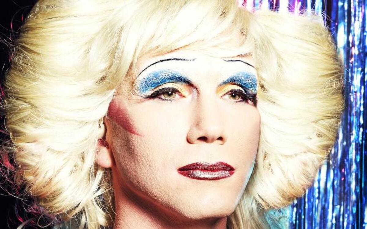 
Chris Maxwell as Hedwig in Raleigh Little Theatre’s production of the Broadway show, “Hedwig and the Angry Inch,” a glam rock musical for mature audiences.
