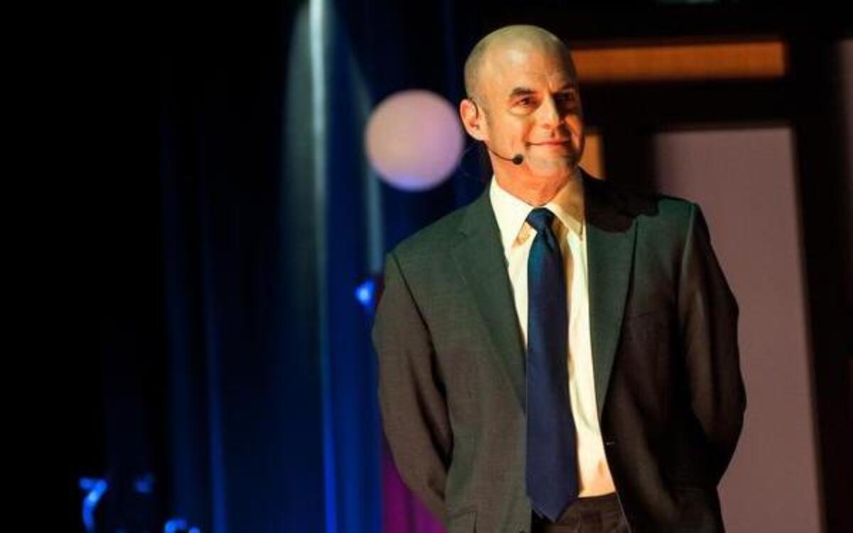 
Host Peter Sagal of the NPR quiz show, “Wait Wait Don’t Tell Me.” The show will record live at DPAC on Thursday for a show airing that Saturday, with Clay Aiken as Sagal’s special guest.
