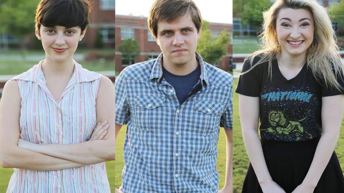 
From left, Allison Driskill as Mary, Matt Lyles as Ben, Katie Barrett as Sharon and Daniel Doyle as Kenny in GASP Theatre Company’s production of “Detroit.”
