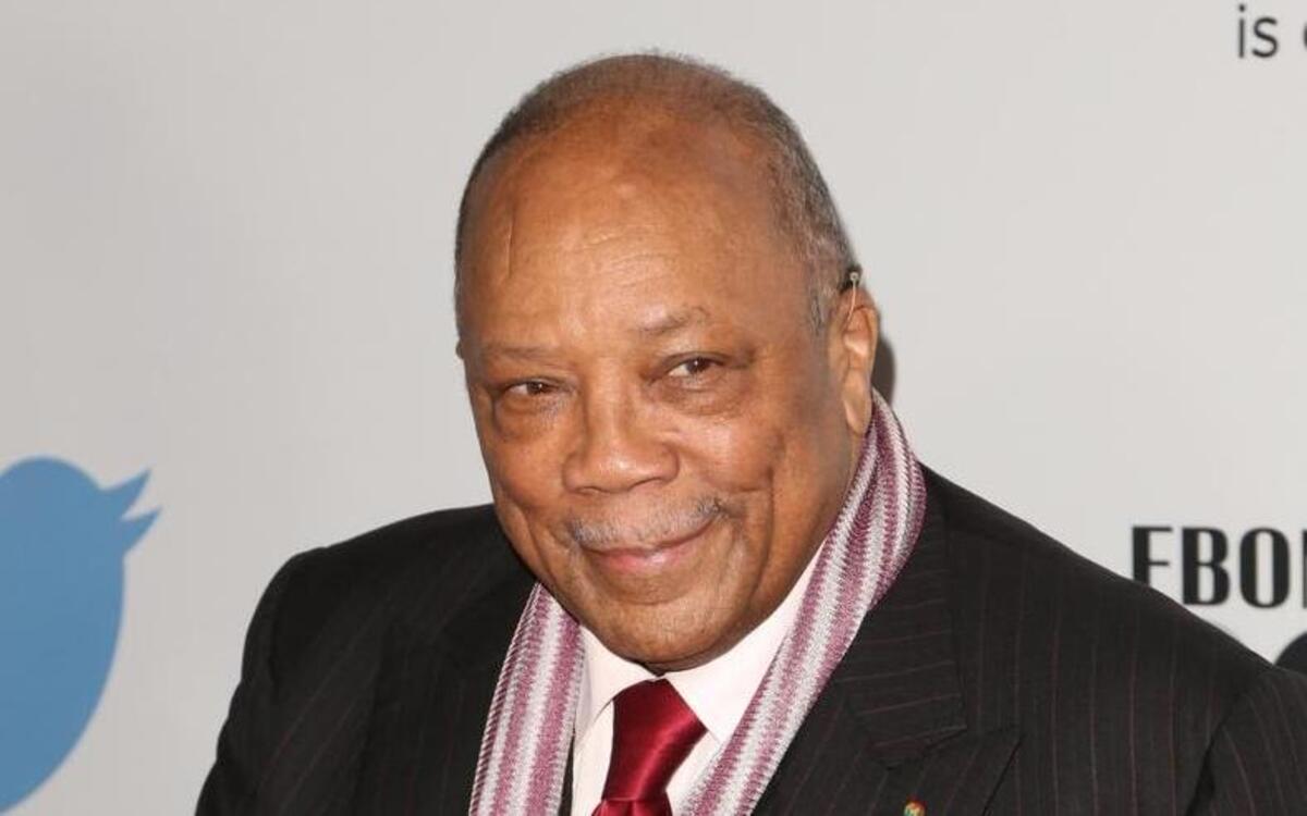 Quincy Jones arrives at the Ebony Power 100 Gala at The Avalon Hollywood on Wednesday, Nov. 19, 2014.