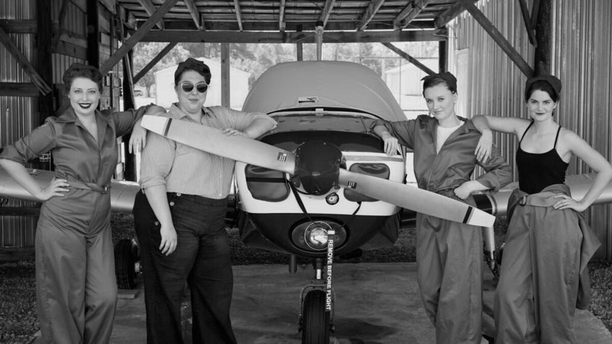 “Decision Height,” a play about female pilots in WWII based on the letters they wrote home opens August 12th at the ArtsCenter in Carrboro.