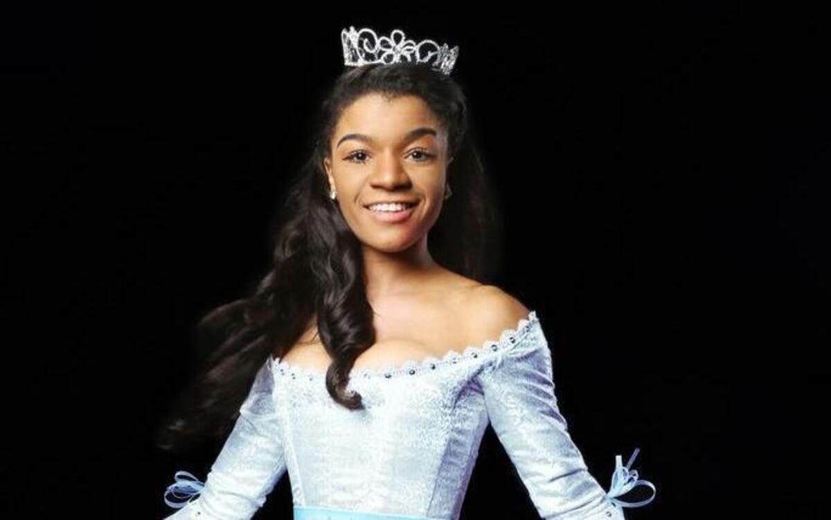 Destiny McNeill as Cinderella in “Cinderella,” an annual holiday tradition at Raleigh Little Theater.
