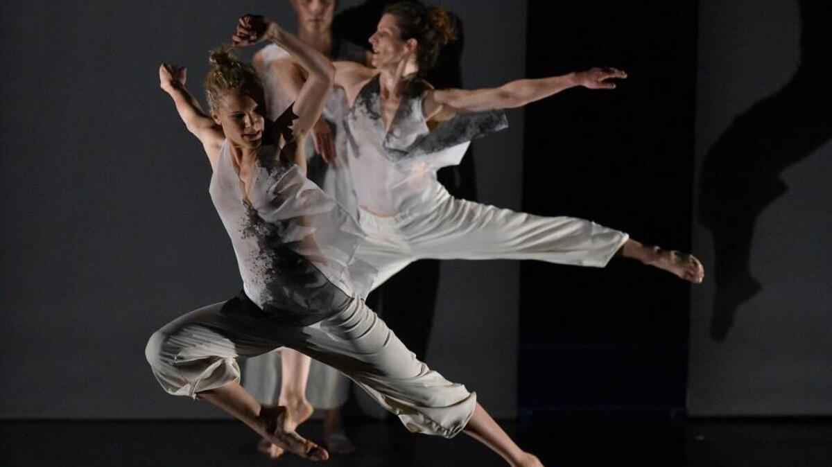 Kate Weare’s “Marksman” had its world premiere Tuesday at the American Dance Festival, combining many of her well-established choreographic elements into an intriguing examination of action and reaction, tension and release, control and freedom.