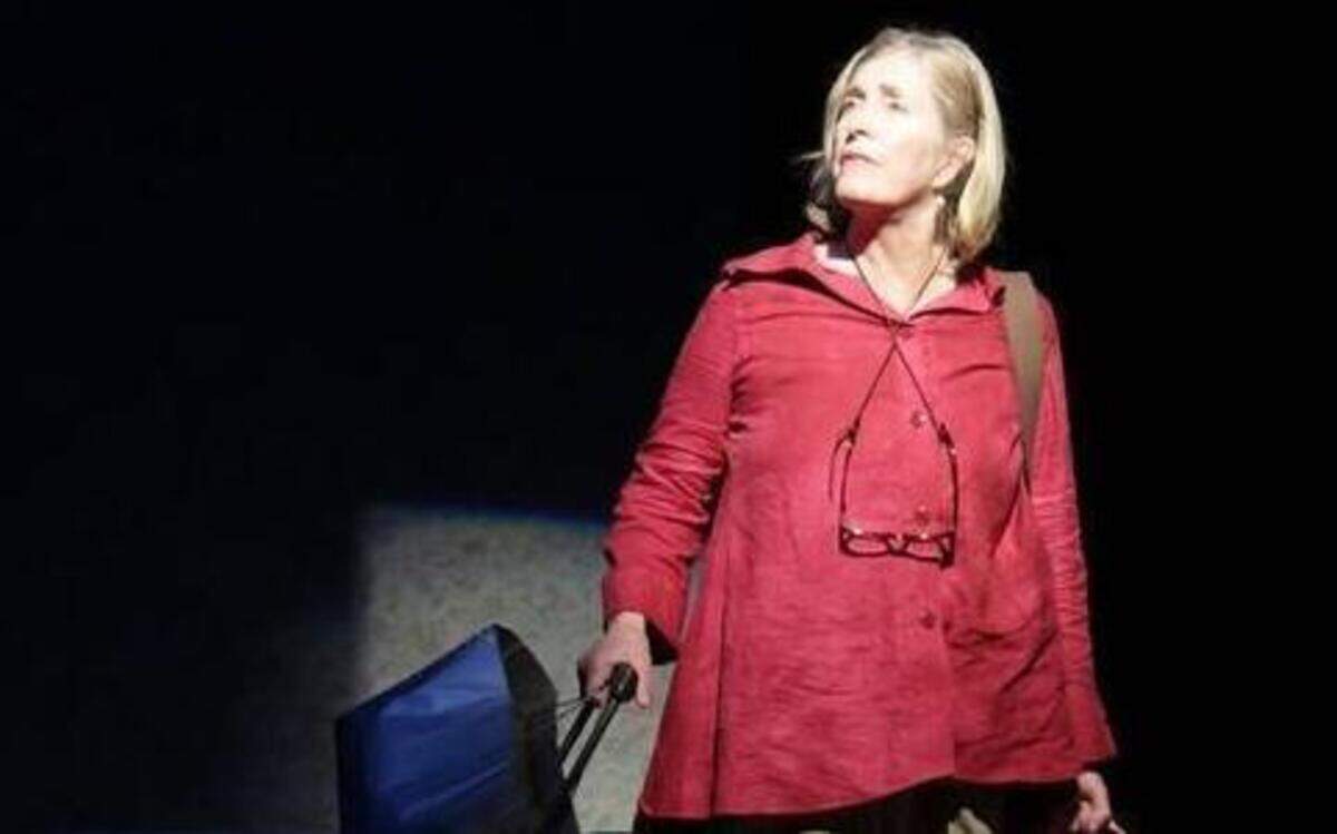
Jane Holding in “Saints Have Mothers,” which is part of Carrboro ArtsCenter’s “Redbird,” a festival of new one-acts by N.C. playwrights.
