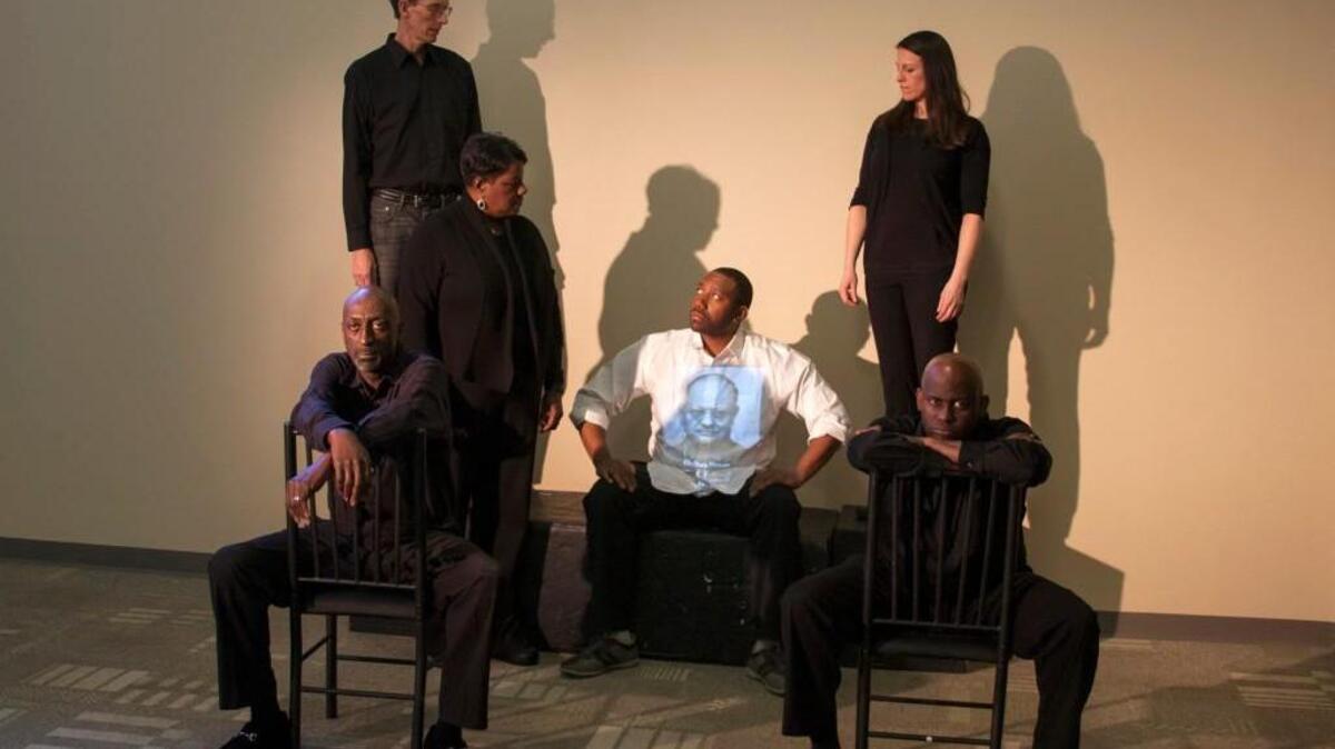 The Justice Theater Project’s “Still…Life” is an exploration of the devastating effect of N.C.’s death penalty on inmates and families. The cast is Thom Hayes, Vincent Drayton, Celestine Hinnant, Jamal Farrar, Lucia Foster, Juan Isler.