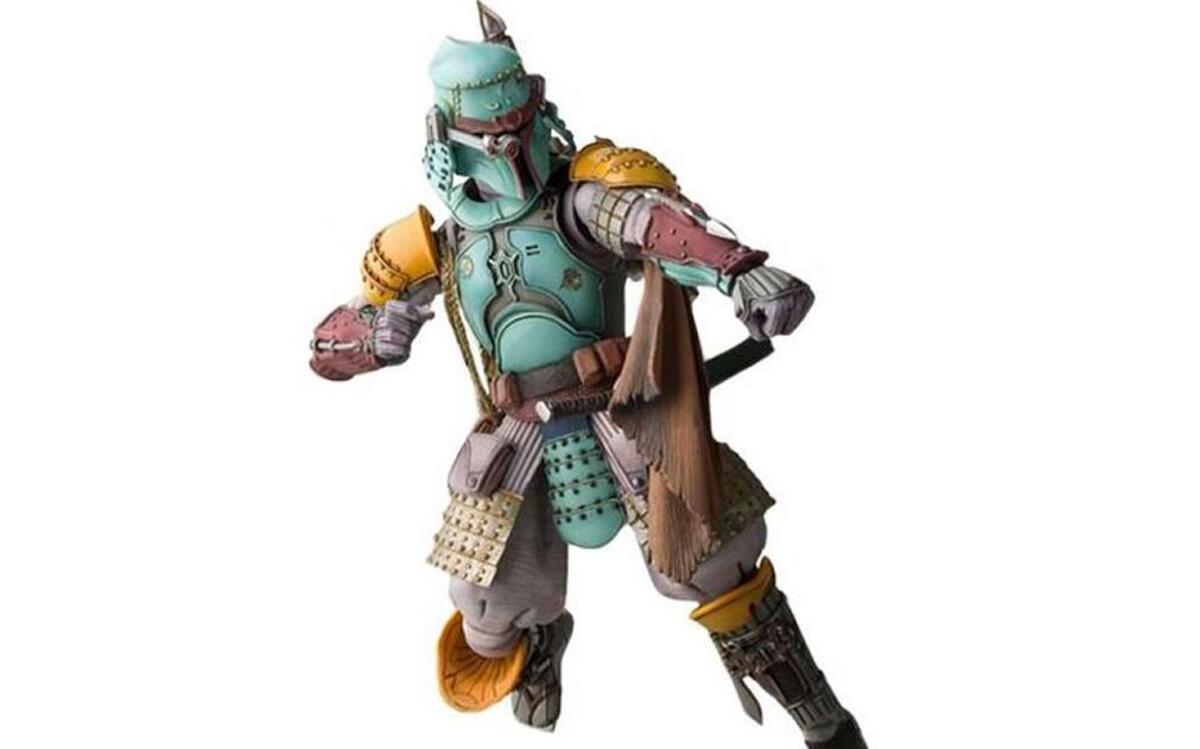 Meisho Movie Realization reimagines “Star Wars” icons like Boba Fett as if they were samurai warriors.