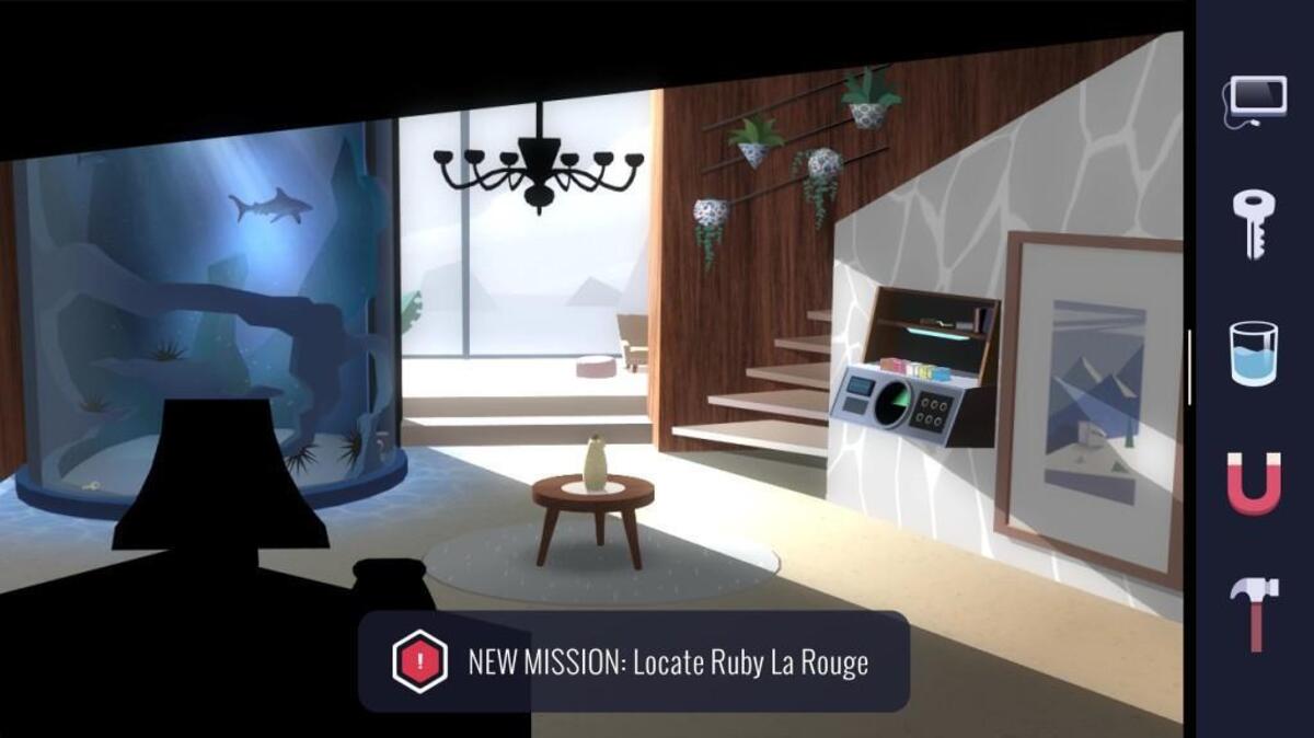 In “Agent A,” you’re a secret agent on the trail of Ruby La Rouge, a lovely but lethal femme fatale at odds with your employer, a vaguely British intelligence agency.