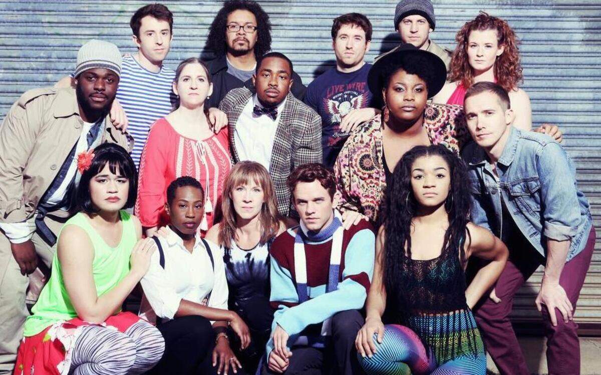 
The cast of North Raleigh Arts and Creative Theatre’s production of “Rent.”
