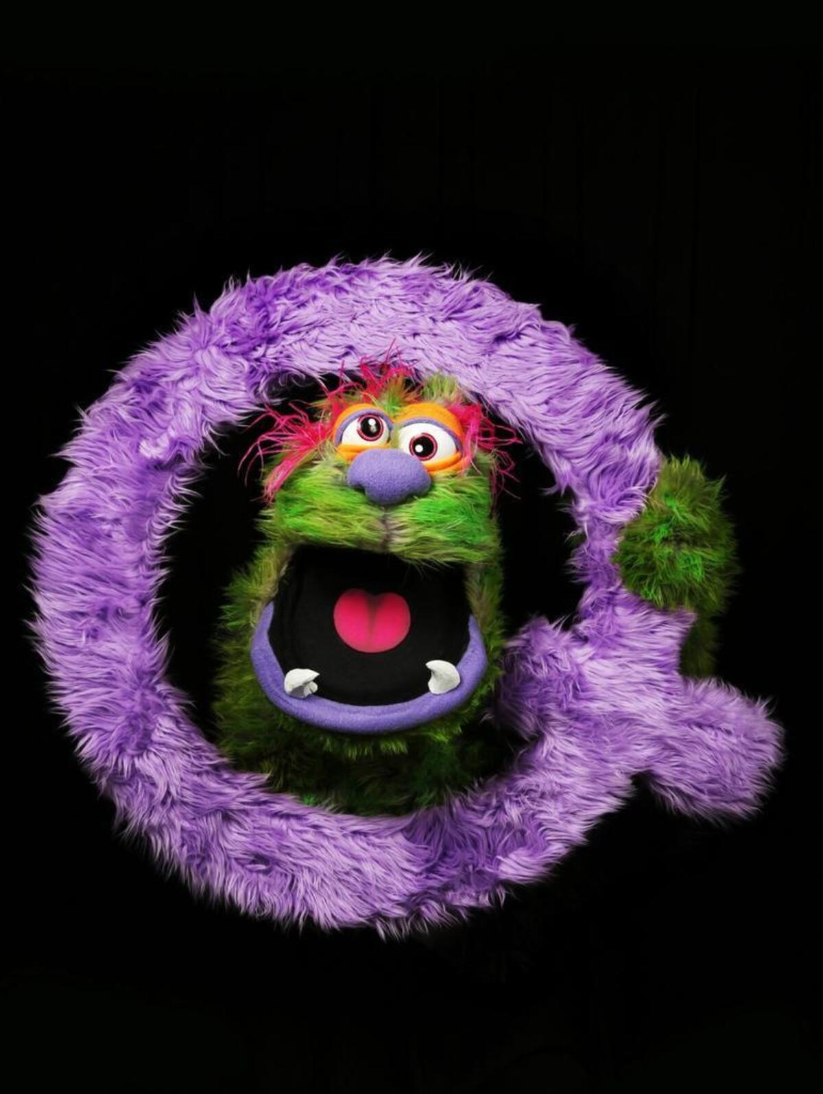 Kevin Roberge's Trekkie Monster from Raleigh Little Theatre’s production of “Avenue Q.”