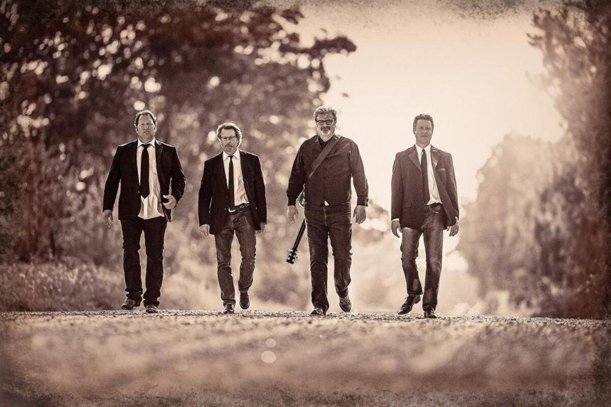 David Burney, second from right, is in Raleigh-based band Johnny Folsom 4,  a Johnny Cash tribute band. He will perform as part of Rod Abernethy's album release party with other big names in the Triangle music scene.