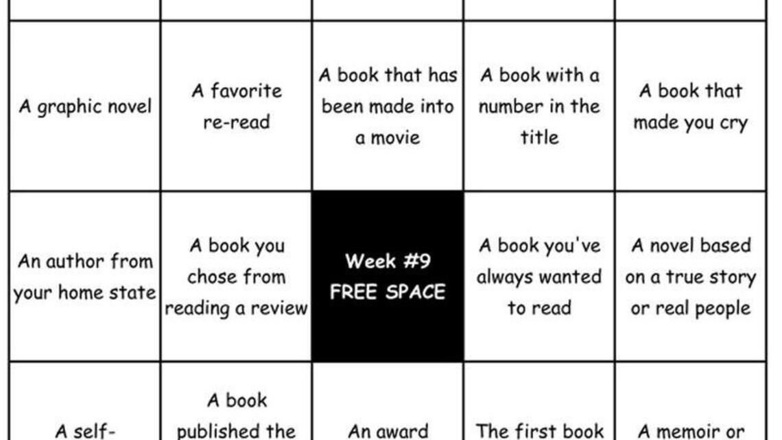 Play Book Club Bingo