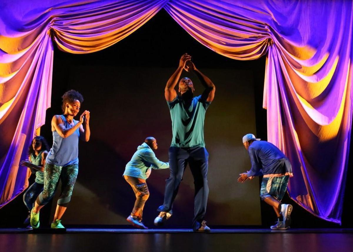 Writer/performer Marc Bamuthi Joseph weaves together spoken word, contemporary movement and hip-hop in The Living Word Project/peh-LO-tah/ March 28th at Stewart Theatre in Raleigh.