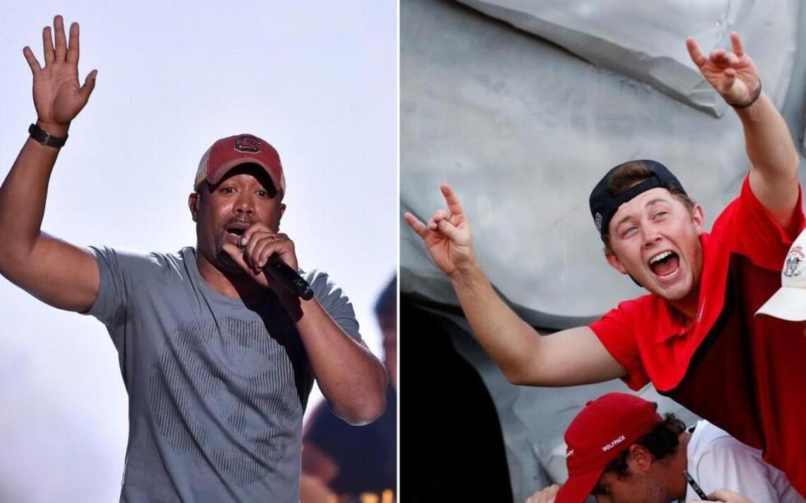 ‘Y’all are not ready for the Gamecocks’: Darius Rucker, Scotty McCreery trash talk