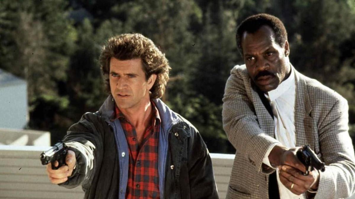 Mel Gibson, left, and Danny Glover, right, star in the 1987 film, “Lethal Weapon,” does take place during Christmas.