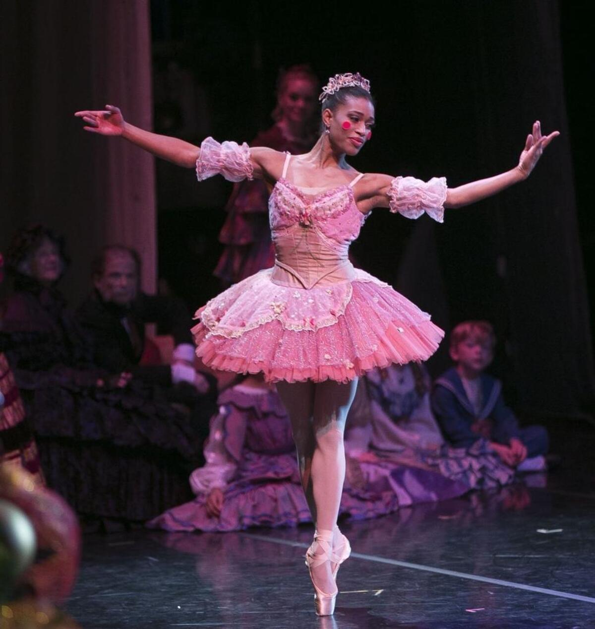 Carmen Felder plays the Toy Doll in the Carolina Ballet Company’s opening performance of their December 2016 run of The Nutcracker. The Carolina Ballet presents the classic production at UNC Memorial Hall Dec. 2-3; Durham Performing Arts Center Dec. 9-10 and Raleigh Memorial Auditorium Dec. 15-24.