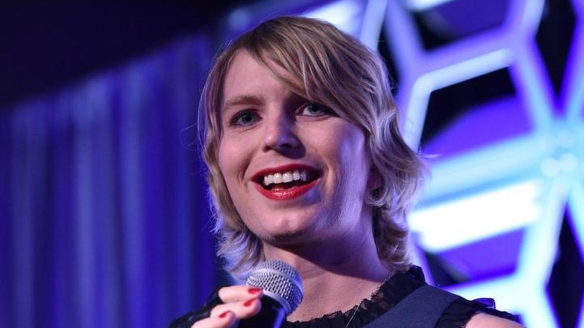 OUT100 Newsmaker of the Year Chelsea Manning speaks on stage during OUT Magazine #OUT100 Event November 9, 2017 in New York City.