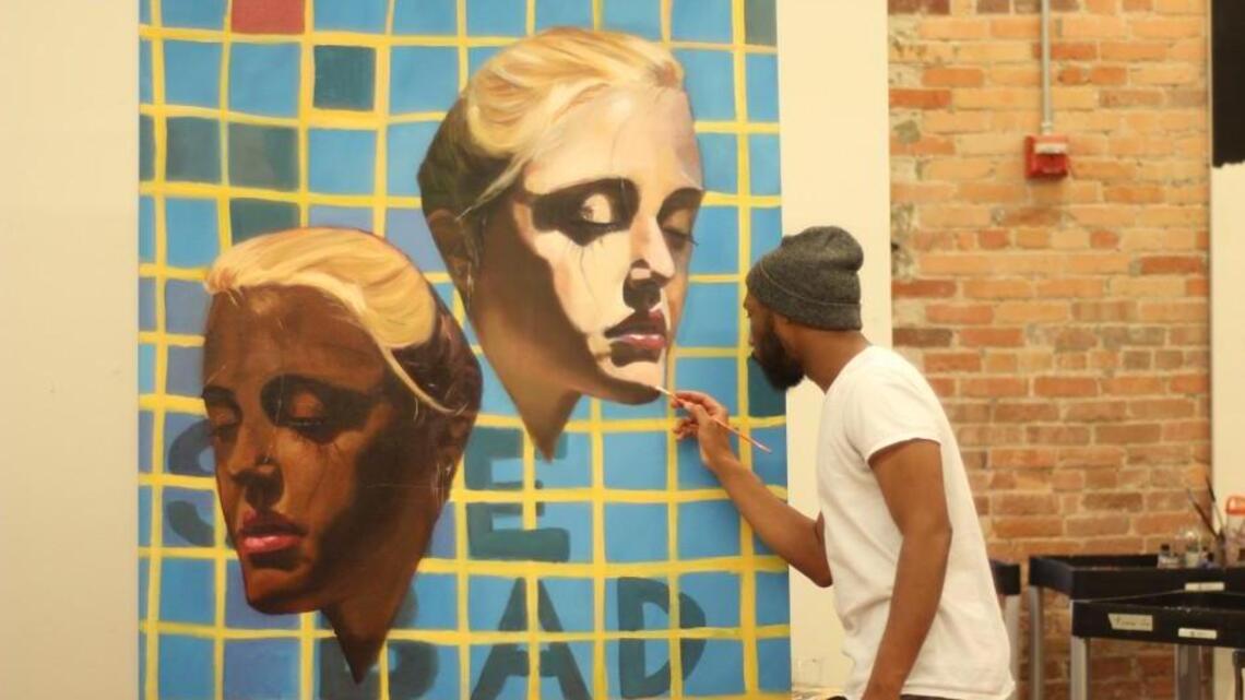He wants his art to connect with viewers and influence culture beyond the canvas